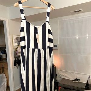 Boden Lucy Jersey Striped Dress